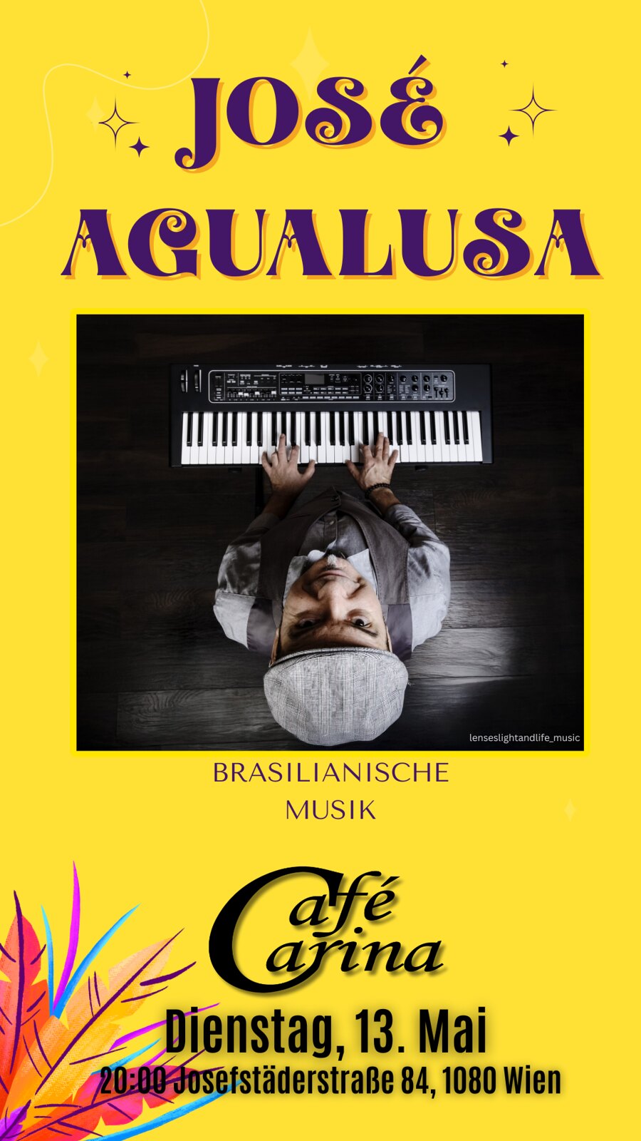 José Agualusa am 13. May 2025 @ Café Carina. José Agualusa am 13. May 2025 @ Café Carina.