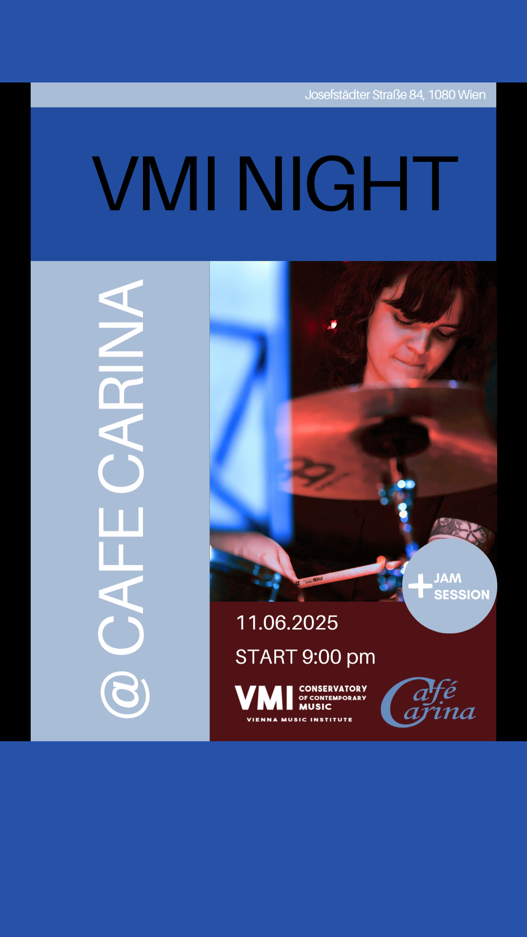 VMI am 11. June 2025 @ Café Carina. VMI am 11. June 2025 @ Café Carina.