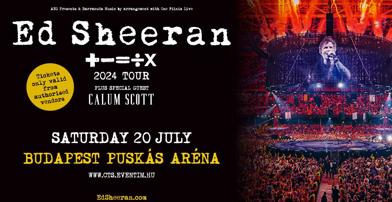 Ed Sheeran Puskás Aréna Budapest, Budapest · 20.07.2024 · Volume Events