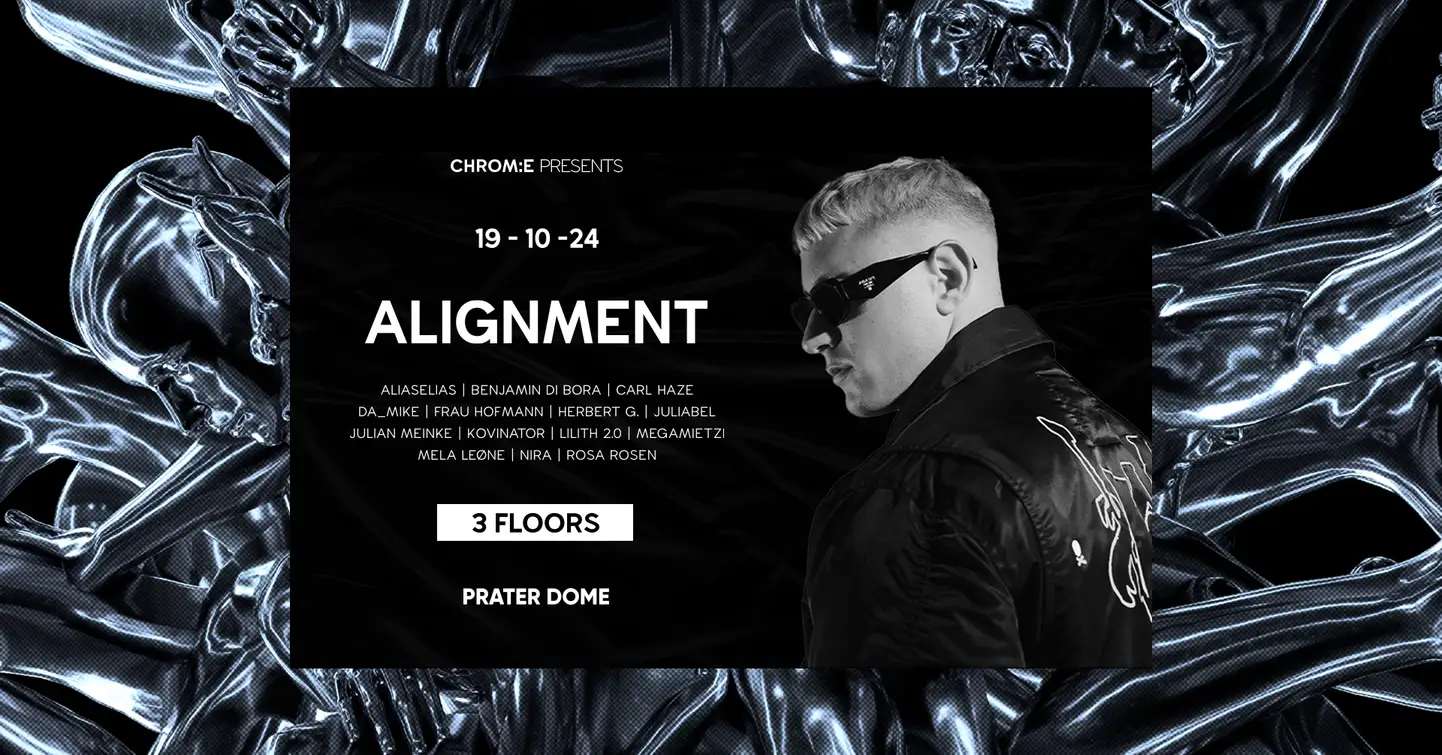 CHROM:E pres. Alignment am 19. October 2024 @ Prater Dome. CHROM:E pres. Alignment am 19. October 2024 @ Prater Dome.