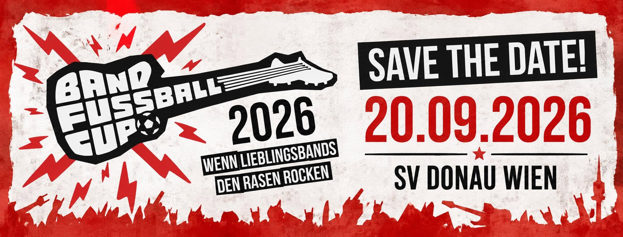 Band Fußball Cup 2026 am 20. September 2026 @ SV Donau.