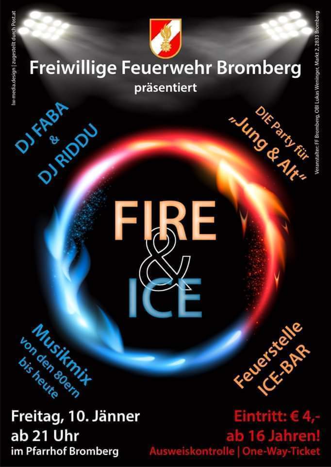 Fire & Ice Party 2020 am 10. January 2020 @ Bromberg.