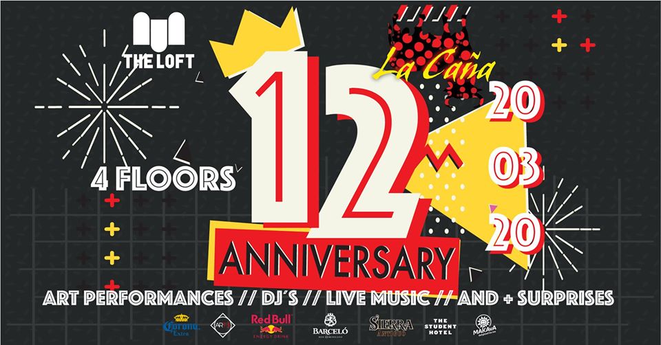 La CAÑA 12 Anniversary (4 Floors) am 20. March 2020 @ The Loft. La CAÑA 12 Anniversary (4 Floors) am 20. March 2020 @ The Loft.
