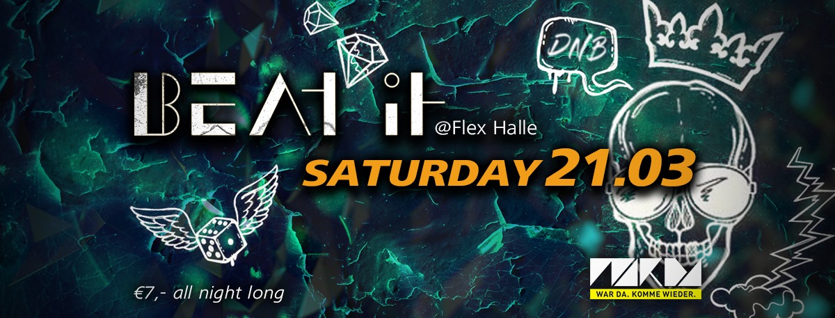 Beat It am 21. March 2020 @ Flex - Halle.