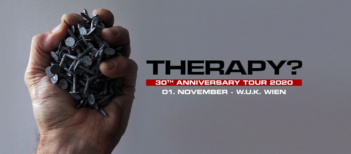 Therapy? am 1. November 2020 @ WUK. Therapy? am 1. November 2020 @ WUK.