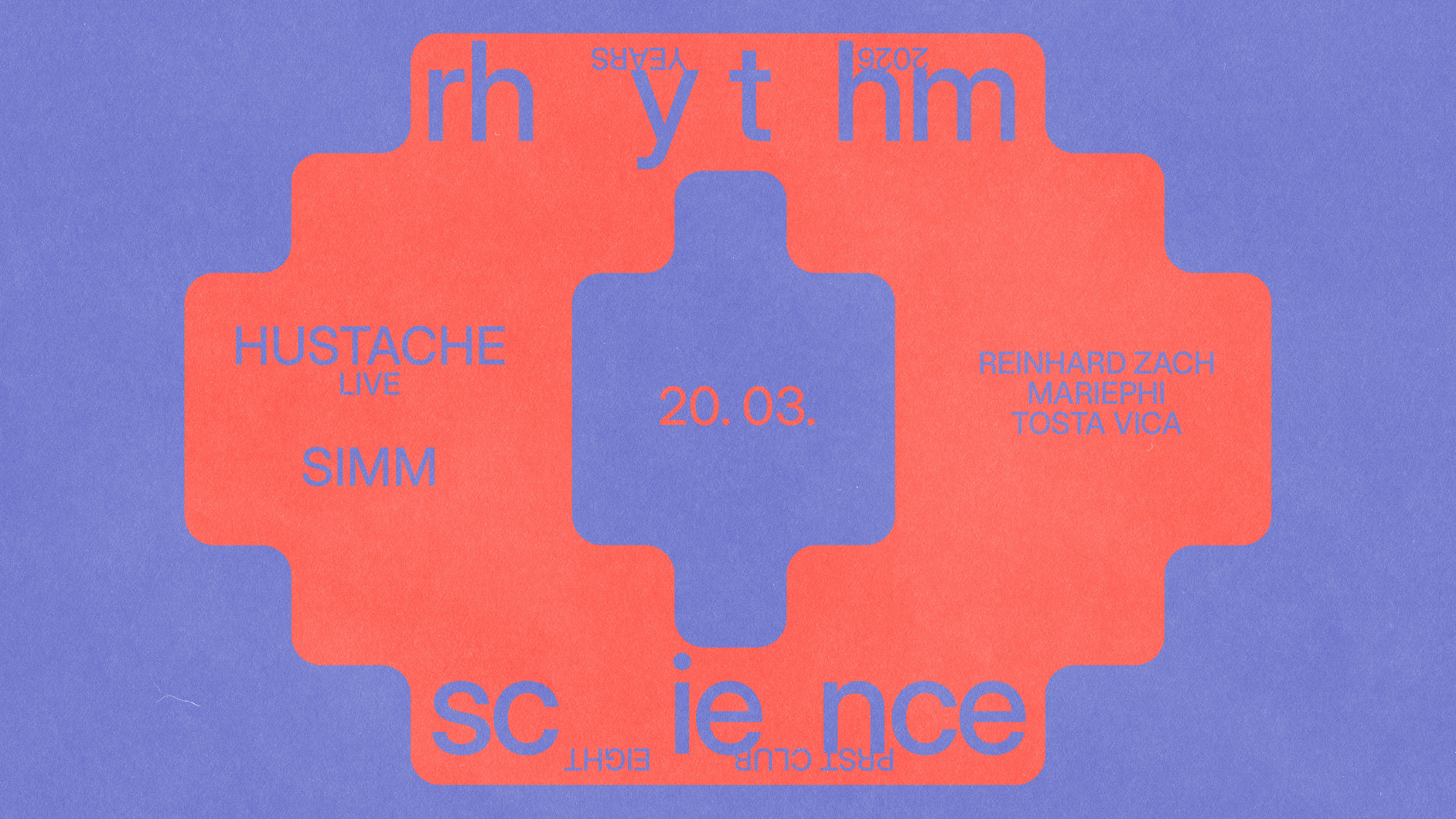 Rhythm Science am 20. March 2026 @ Praterstrasse / PRST.