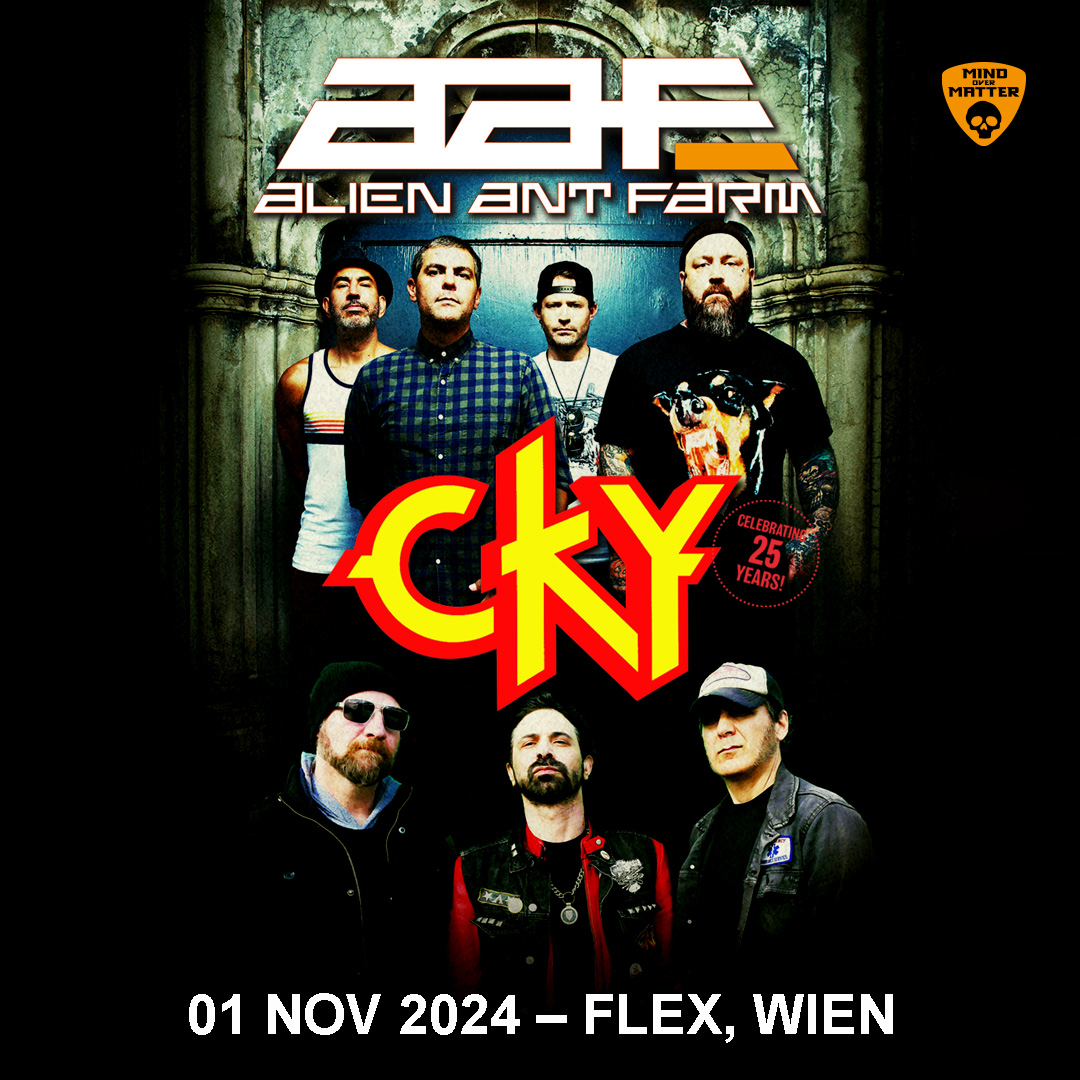 Alien Ant Farm & Cky am 1. November 2024 @ Flex. Alien Ant Farm & Cky am 1. November 2024 @ Flex.