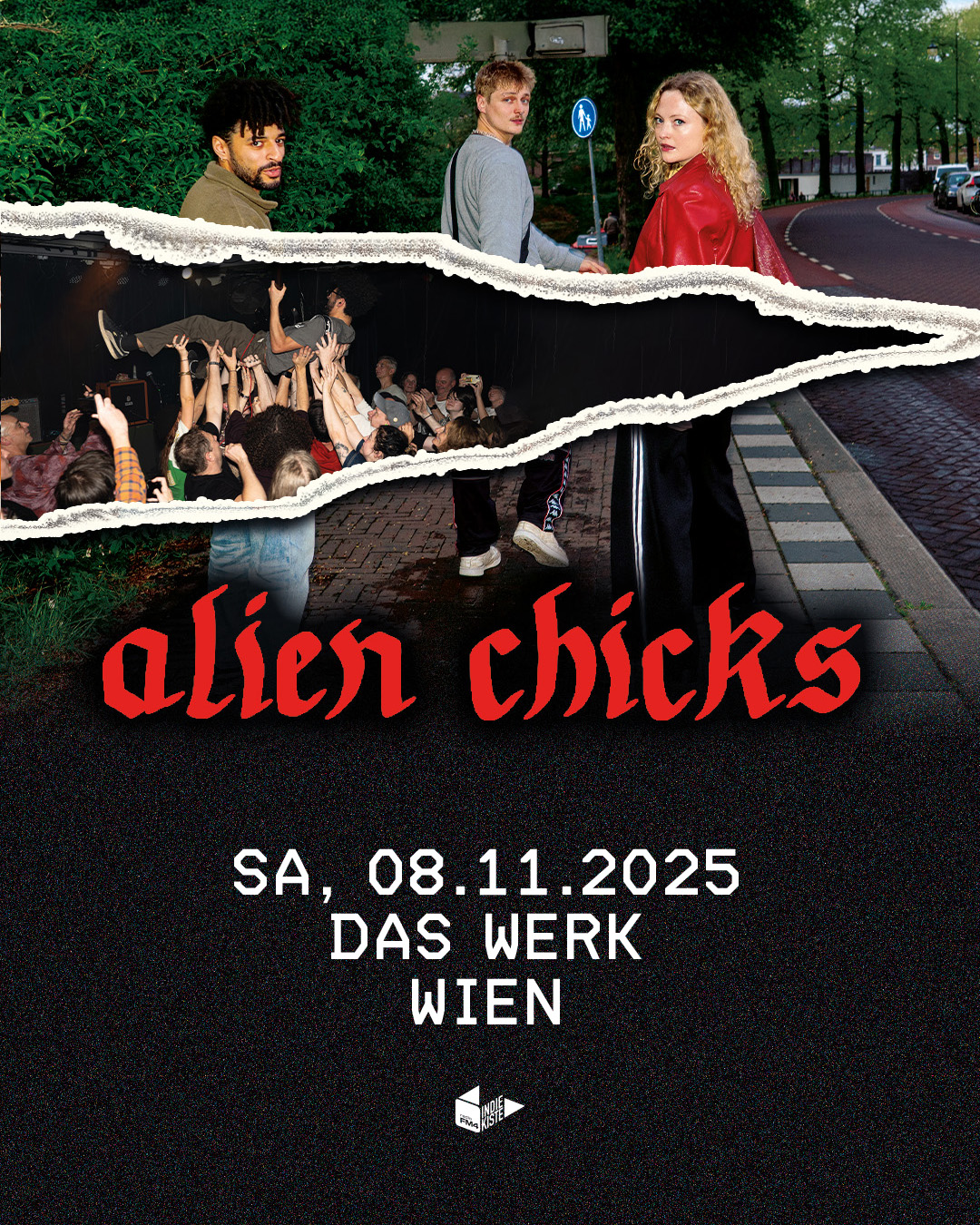 Alien Chicks am 8. November 2025 @ Das Werk. Alien Chicks am 8. November 2025 @ Das Werk.