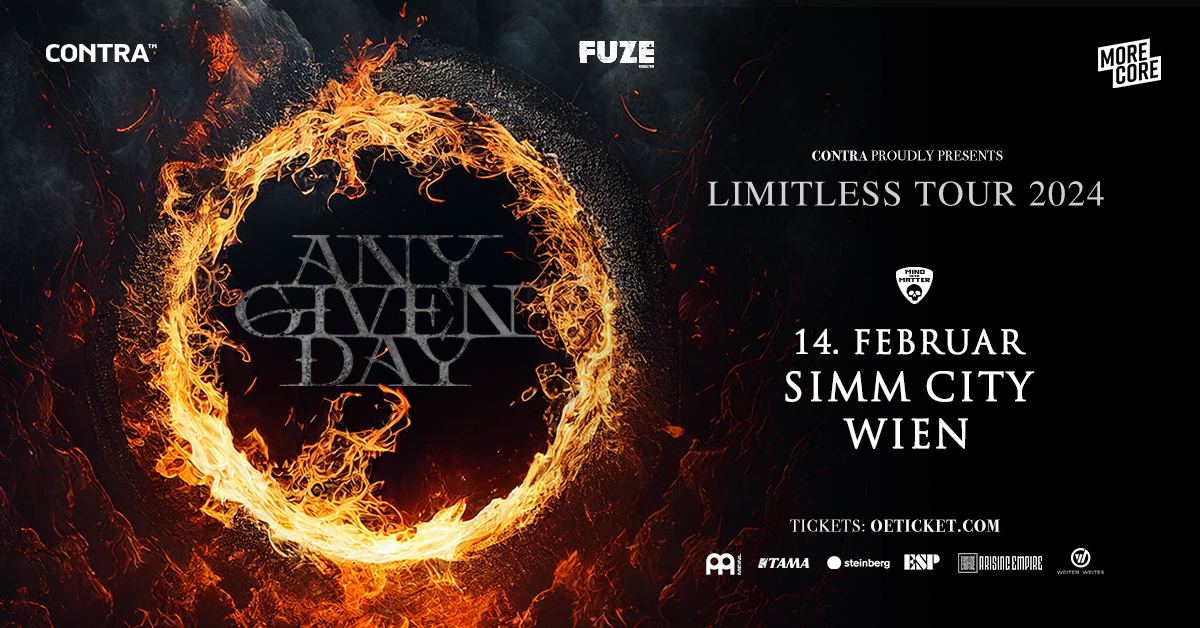 ANY GIVEN DAY am 14. February 2024 @ Simm City. ANY GIVEN DAY am 14. February 2024 @ Simm City.