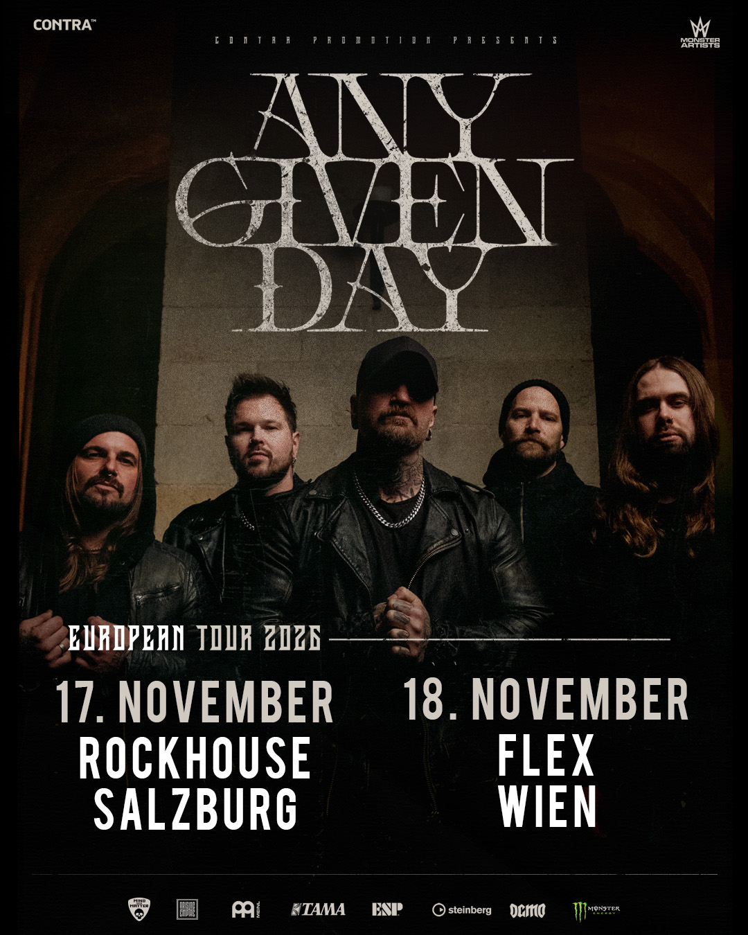 Any Given Day am 18. November 2026 @ Flex.
