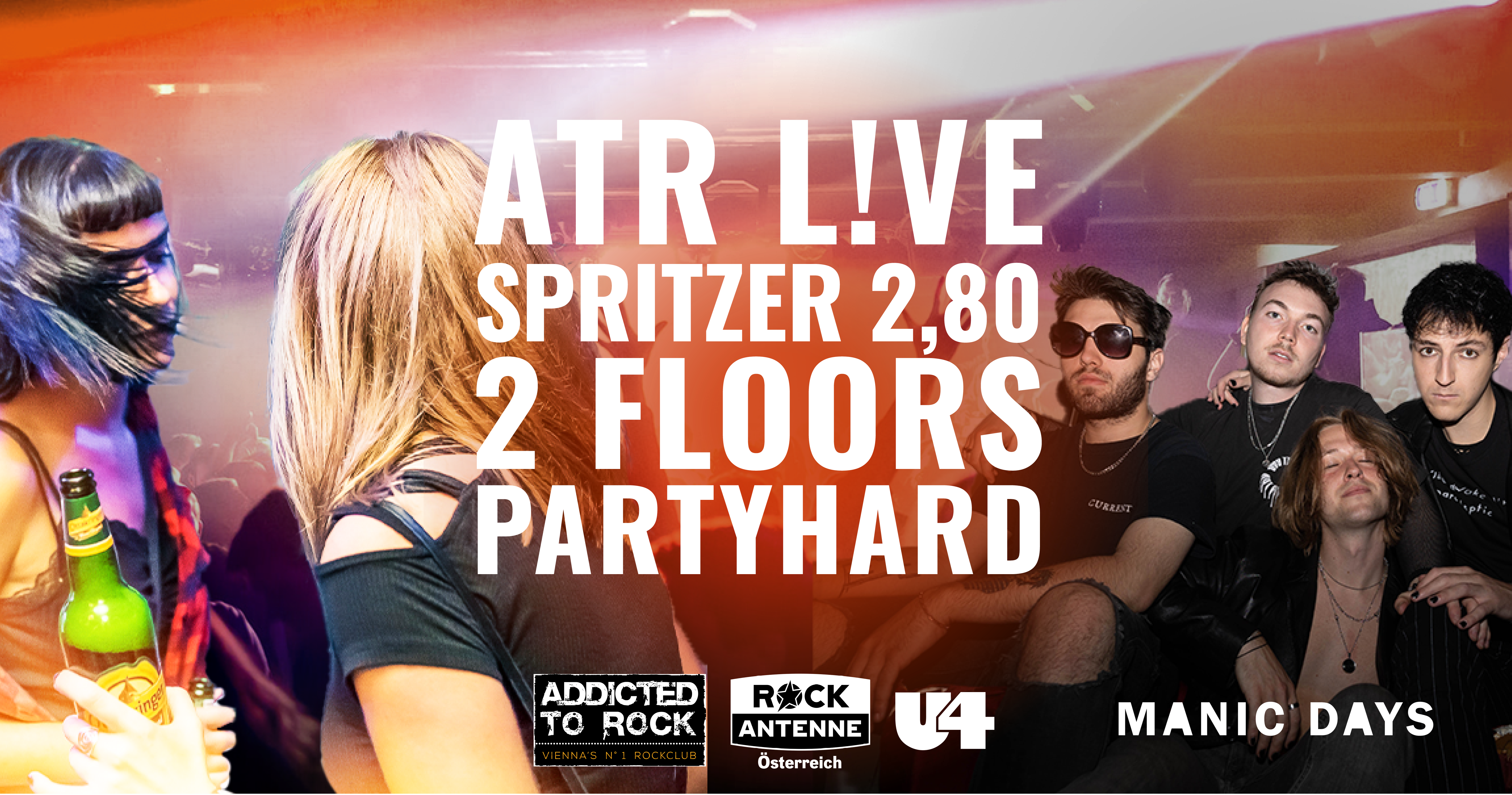 ATR X LIVE am 20. October 2023 @ U4. ATR X LIVE am 20. October 2023 @ U4.