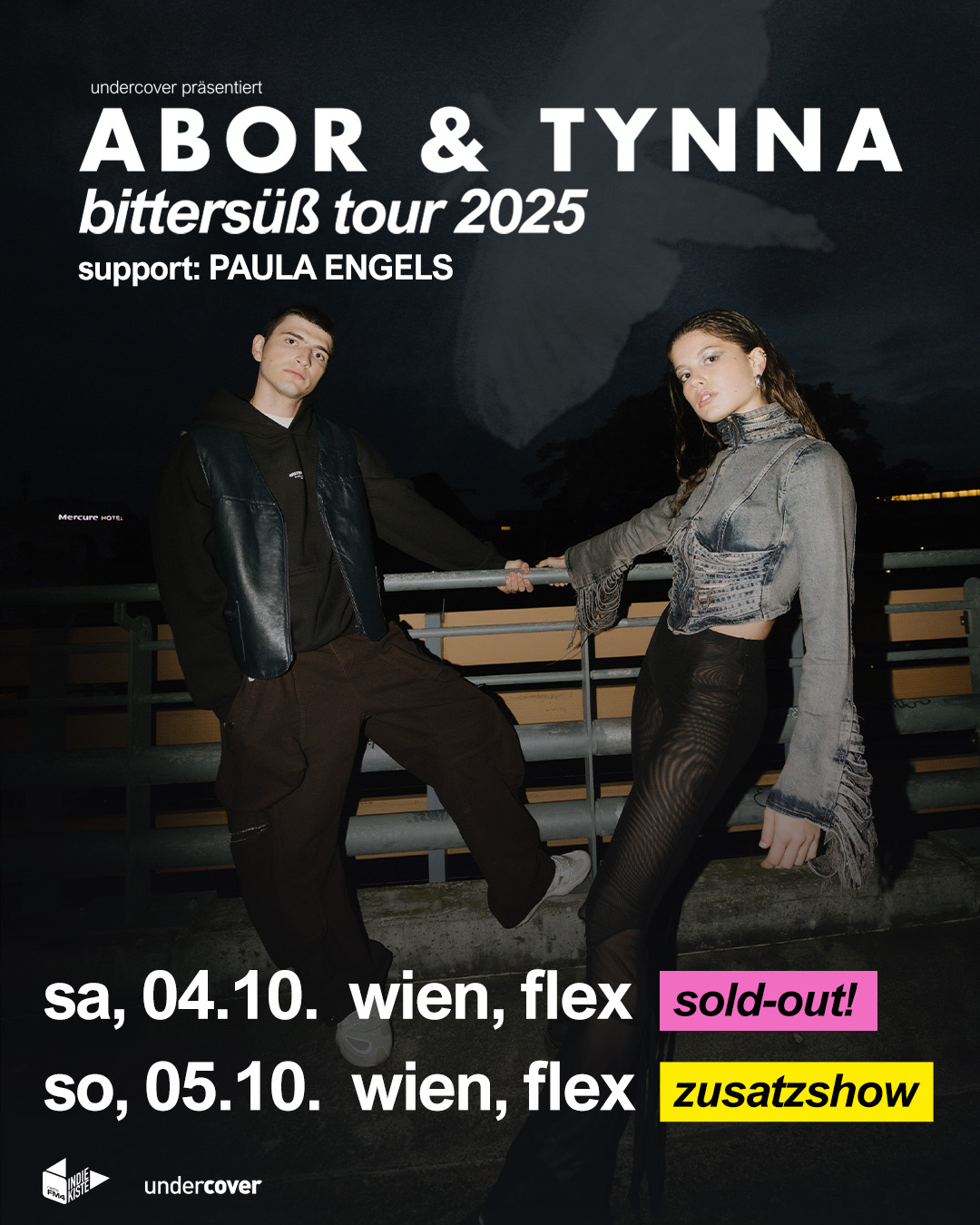 Abor & Tynna am 5. October 2025 @ Flex. Abor & Tynna am 5. October 2025 @ Flex.