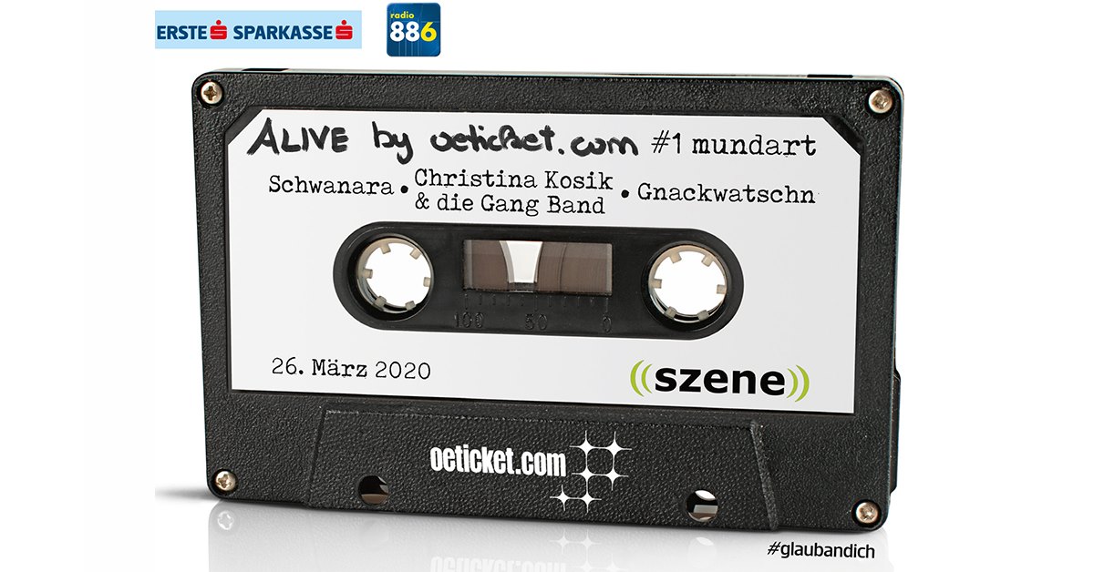 ALIVE by oeticket.com: #1 Mundart am 25. November 2020 @ Szene Wien.