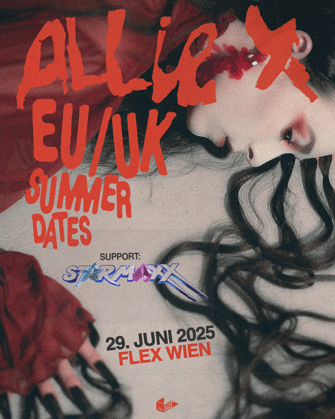 Allie X am 29. June 2025 @ Flex. Allie X am 29. June 2025 @ Flex.
