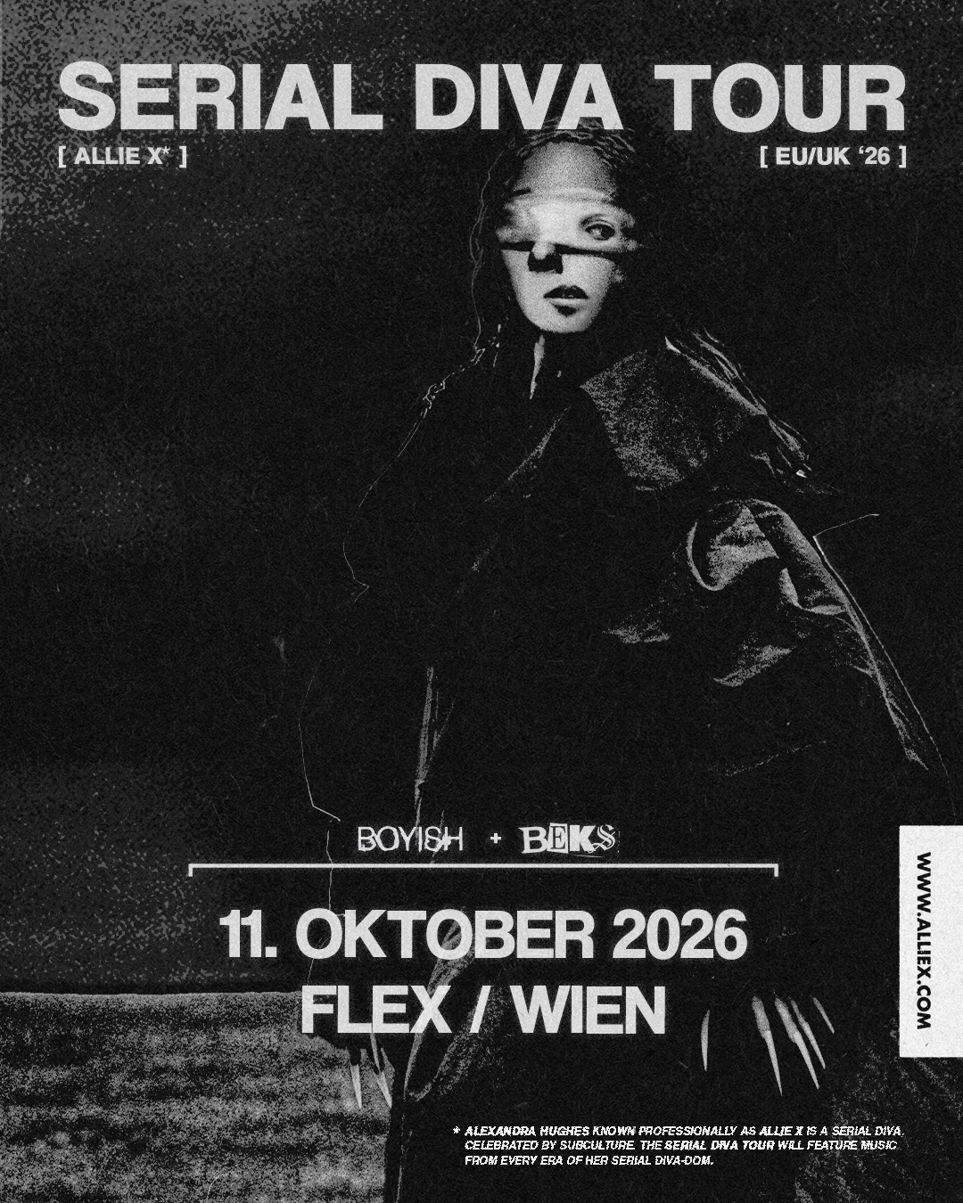 Allie X am 11. October 2026 @ Flex.