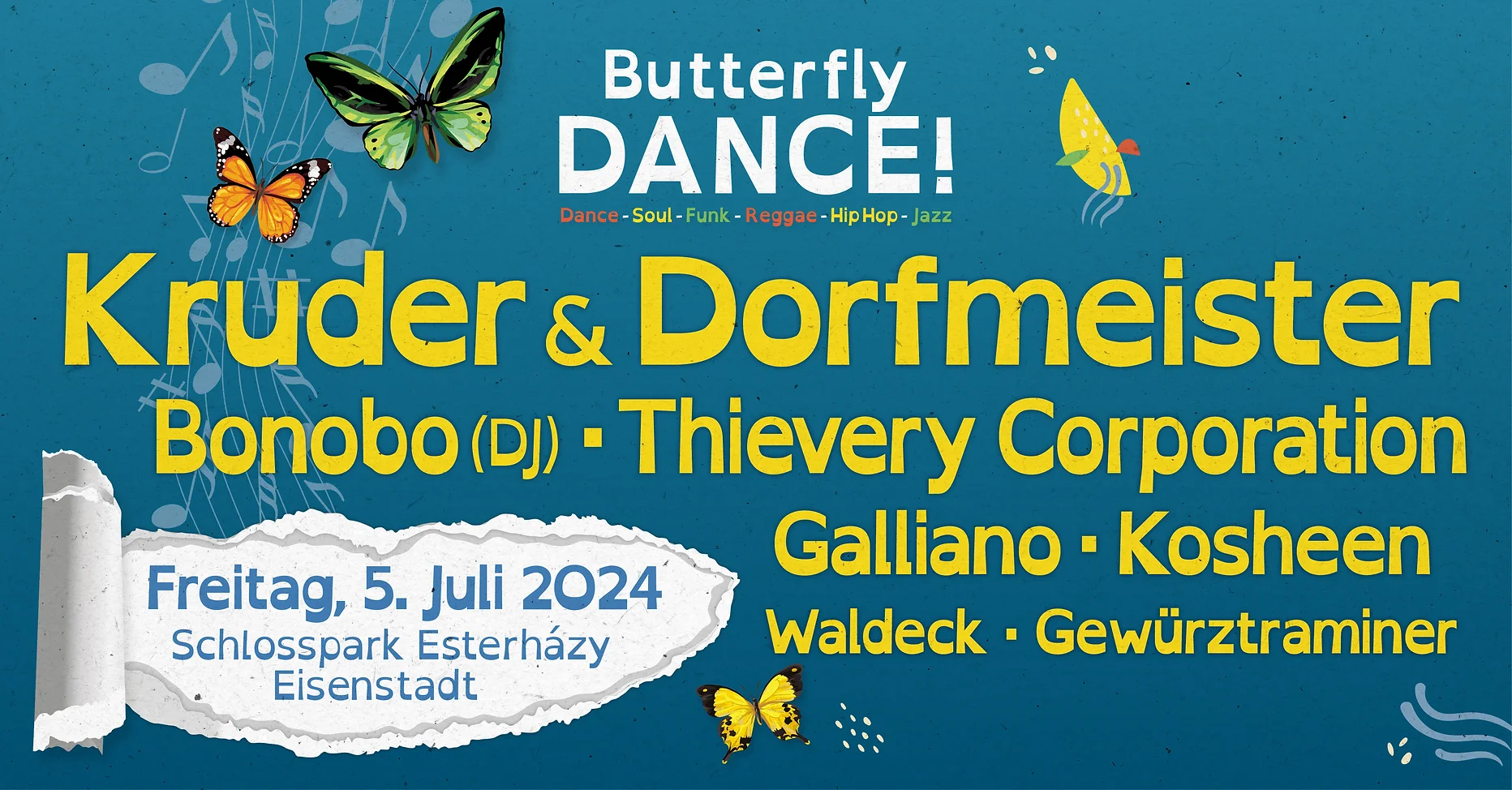 Butterfly Dance! 2024 am 5. July 2024 @ Schlosspark Esterházy.