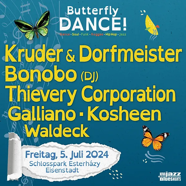 Butterfly Dance! 2024 Schlosspark Esterházy, Eisenstadt · 05.07.2024 · Volume Events