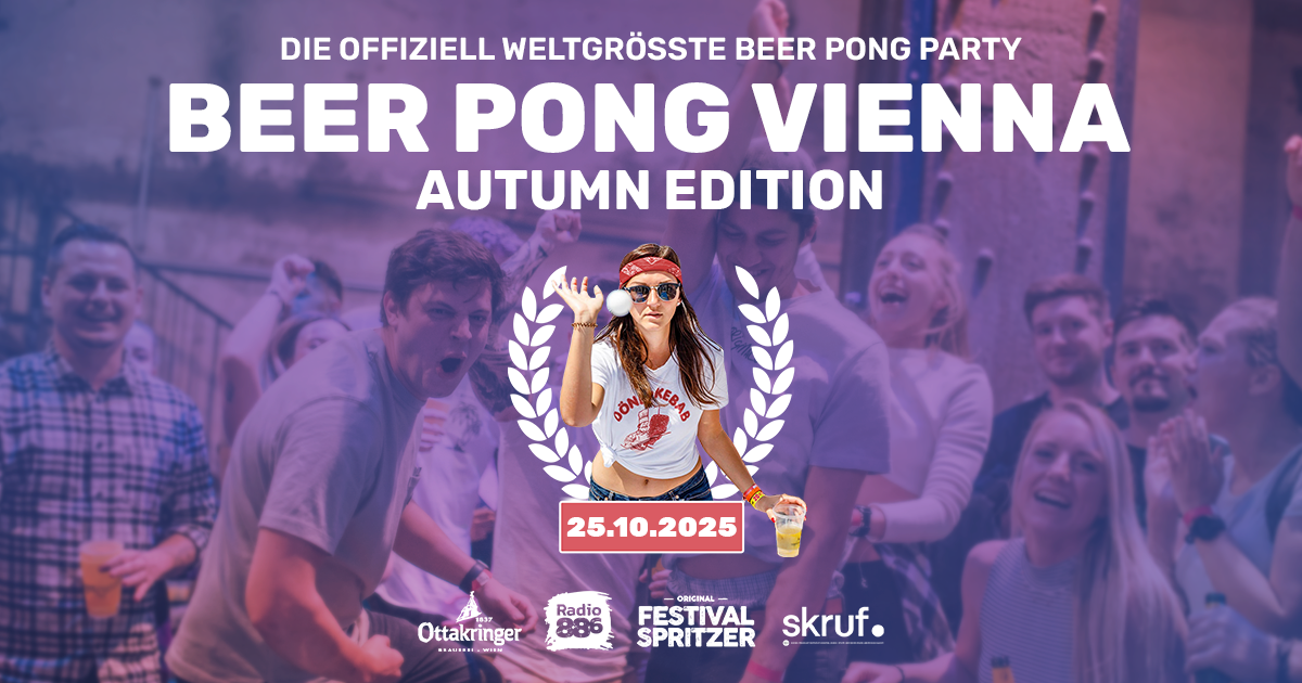 Beer Pong Vienna 2025 Autumn Edition am 25. October 2025 @ Ottakringer Brauerei.