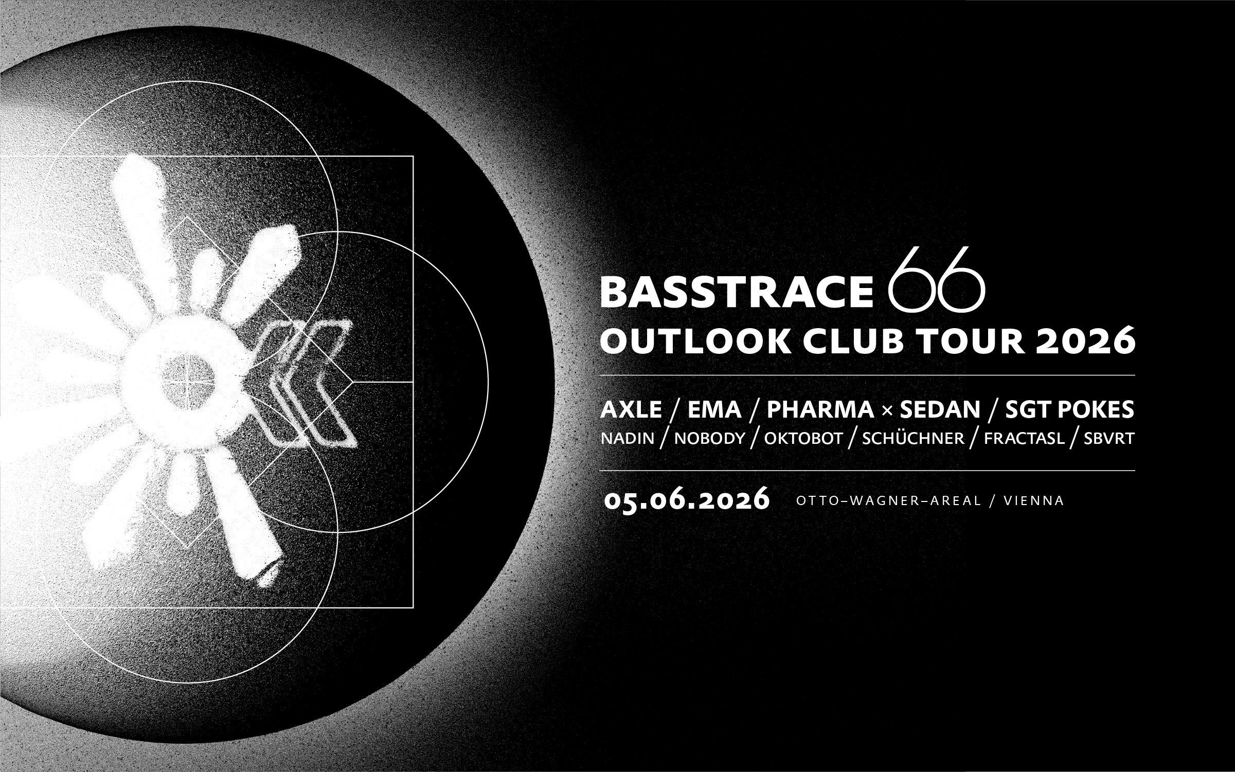 BASSTRACE x OUTLOOK CLUB TOUR 2026 am 5. June 2026 @ Otto Wagner Areal.
