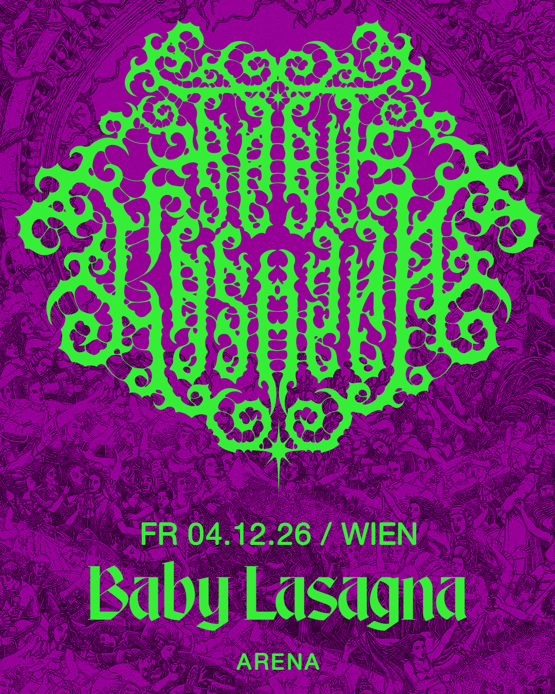 Baby Lasagna am 4. December 2026 @ Arena Wien.