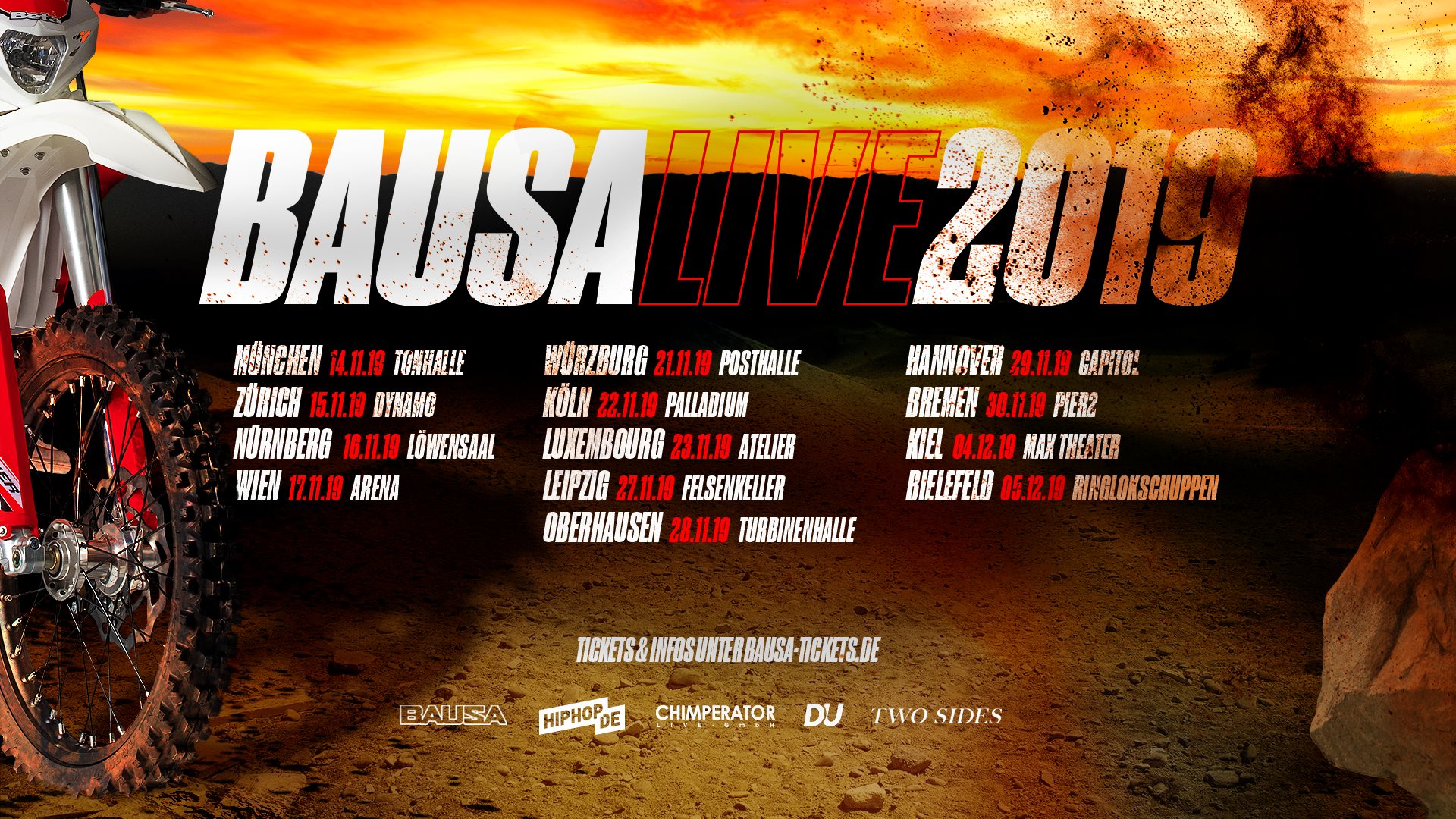 Bausa am 17. November 2019 @ Arena Wien. Bausa am 17. November 2019 @ Arena Wien.