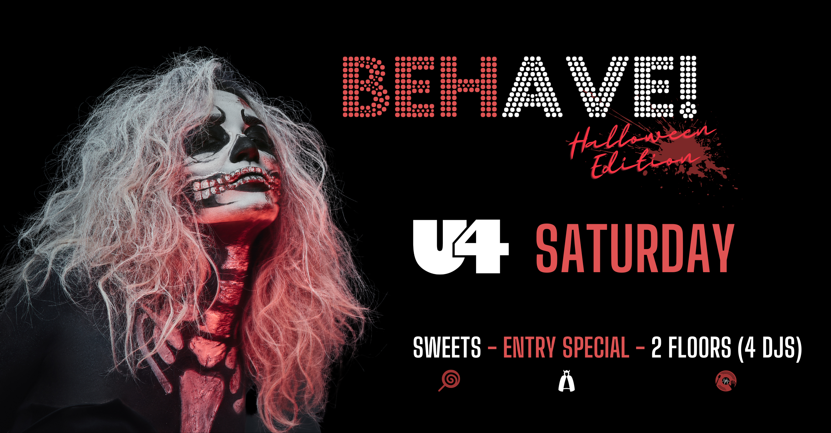 BEHAVE! am 28. October 2023 @ U4. BEHAVE! am 28. October 2023 @ U4.