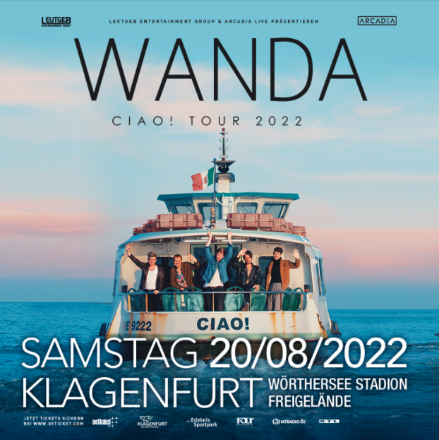 Wanda am 20. August 2022 @ Wörthersee-Stadion Freigelände.