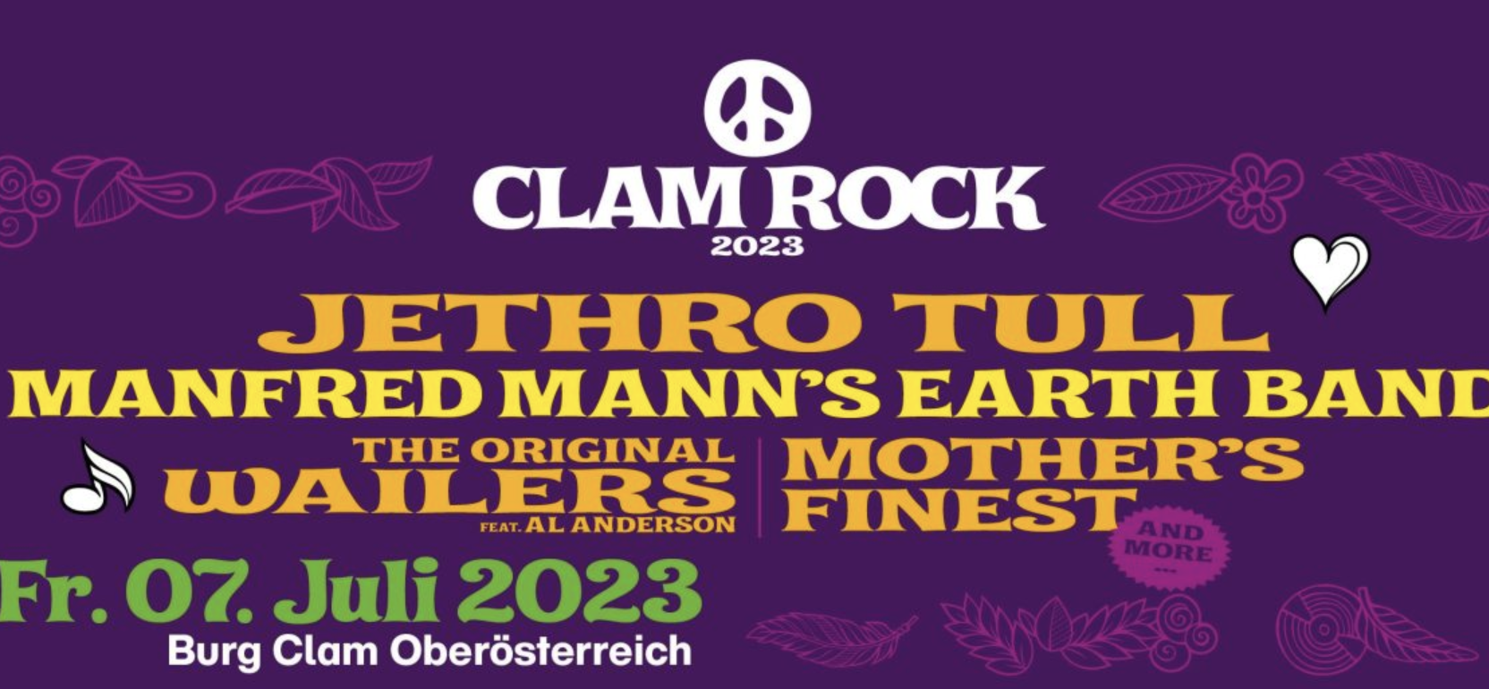 CLAM ROCK 2023 am 7. July 2023 @ Burg Clam. CLAM ROCK 2023 am 7. July 2023 @ Burg Clam.