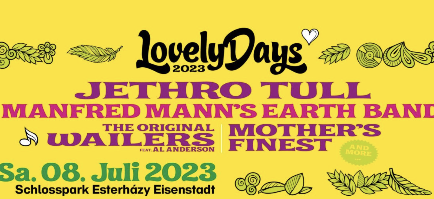 Lovely Days 2023 am 8. July 2023 @ Schlosspark Esterházy. Lovely Days 2023 am 8. July 2023 @ Schlosspark Esterházy.