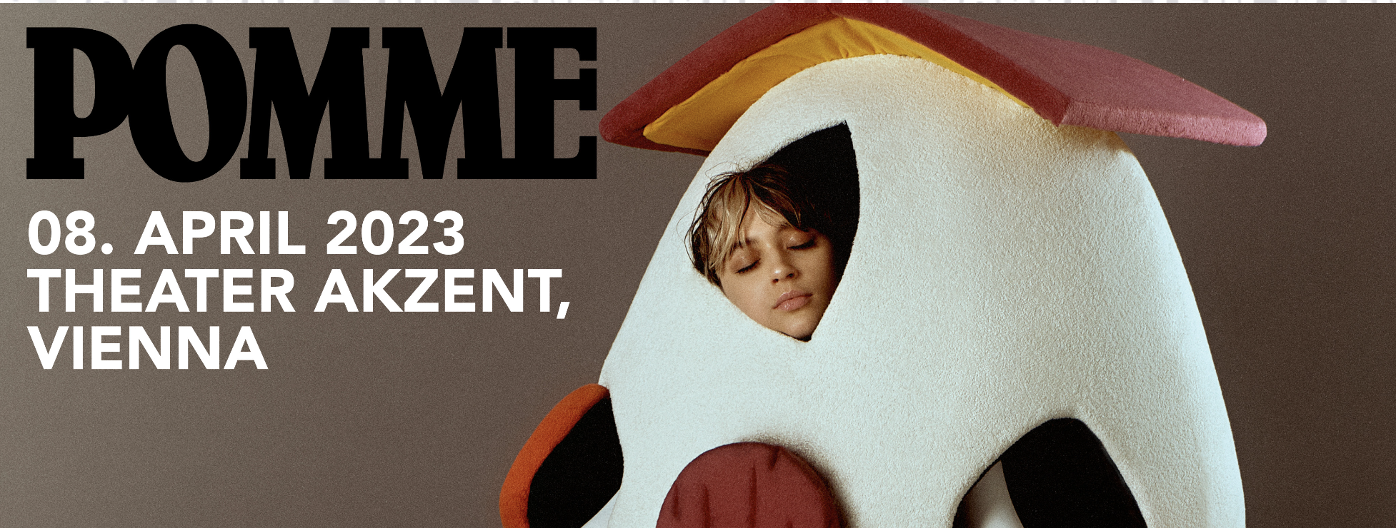 POMME am 8. April 2023 @ Theater Akzent. POMME am 8. April 2023 @ Theater Akzent.