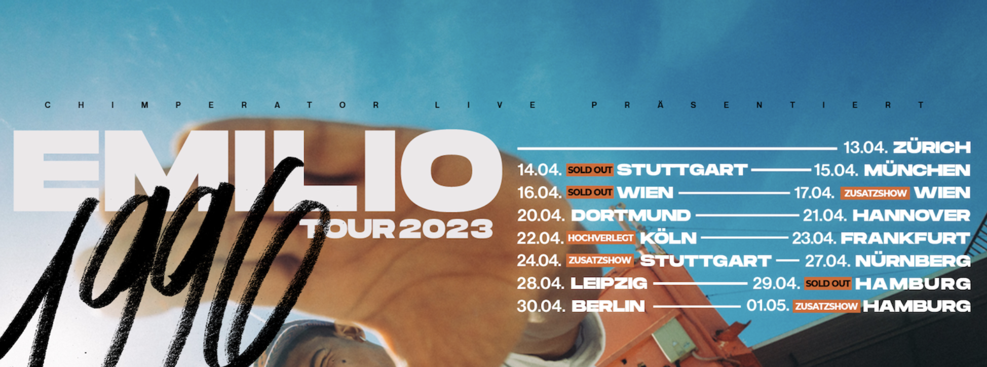 EMILIO am 17. April 2023 @ Arena Wien.