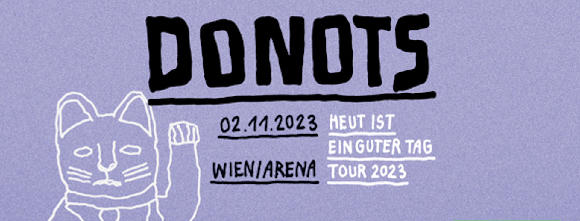 DONOTS am 2. November 2023 @ Arena Wien.