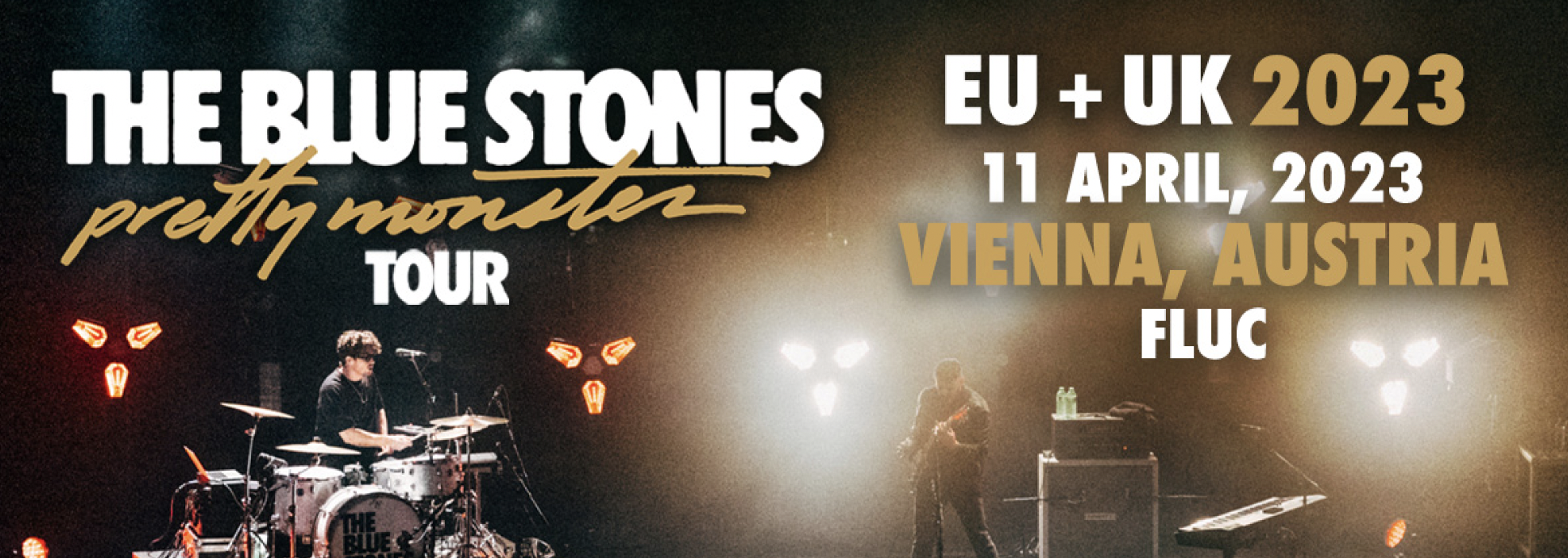 THE BLUE STONES am 11. April 2023 @ Flucc. THE BLUE STONES am 11. April 2023 @ Flucc.