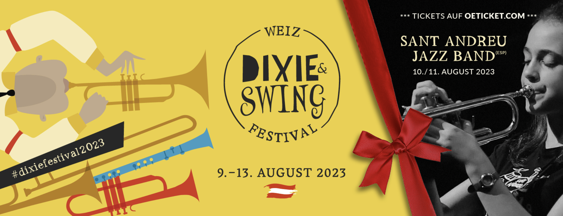 Dixie & Swing Festival 2023 am 9. August 2023 @ Kunsthaus Weiz.