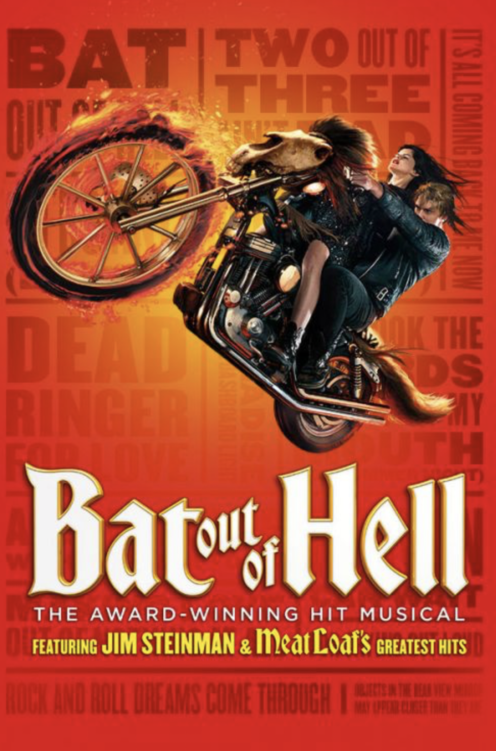 Bat out of Hell (Musical) am 13. April 2023 @ Wiener Stadthalle. Bat out of Hell (Musical) am 13. April 2023 @ Wiener Stadthalle.