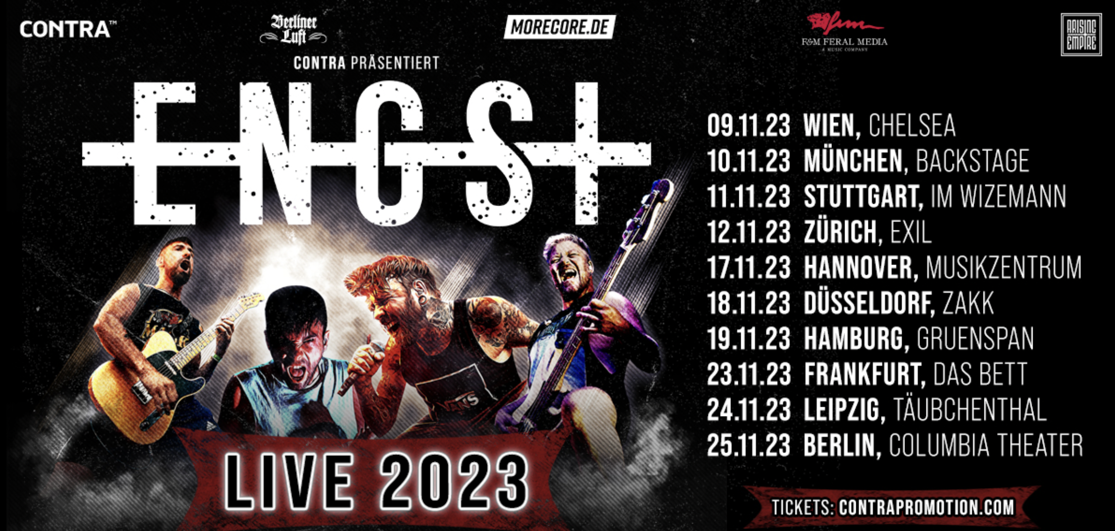 ENGST am 9. November 2023 @ . ENGST am 9. November 2023 @ .