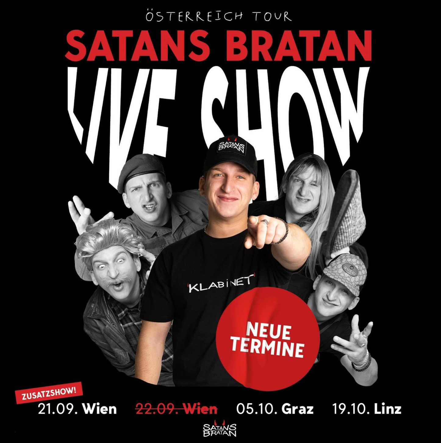 Satans Bratan am 19. October 2024 @ Posthof Linz.