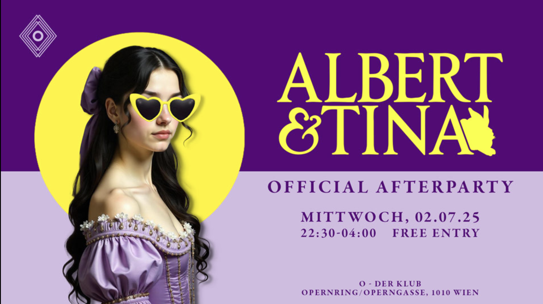 Albert&Tina Afterparty am 2. July 2025 @ O - Der Klub. Albert&Tina Afterparty am 2. July 2025 @ O - Der Klub.