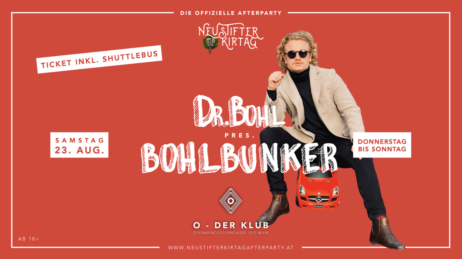 Neustifter Kirtag am 23. August 2025 @ O - Der Klub.