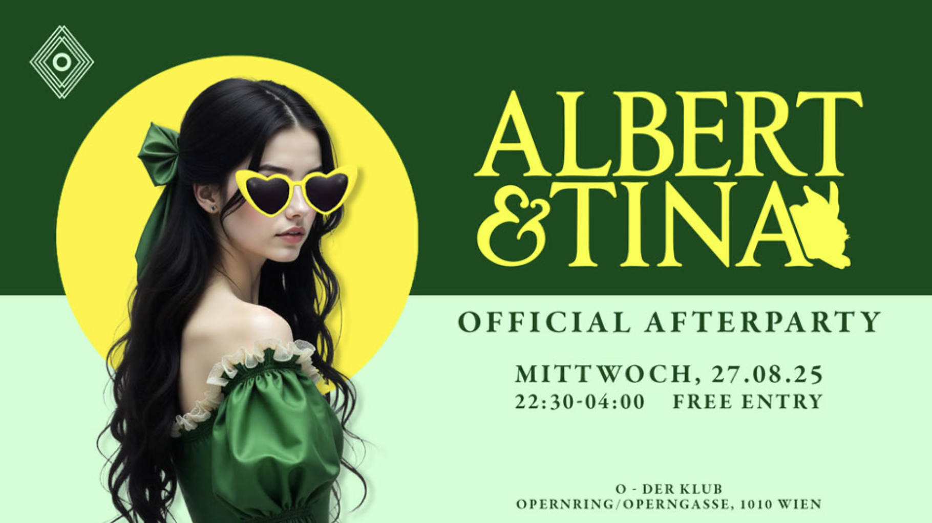 Albert & Tina Afterparty am 27. August 2025 @ O - Der Klub.