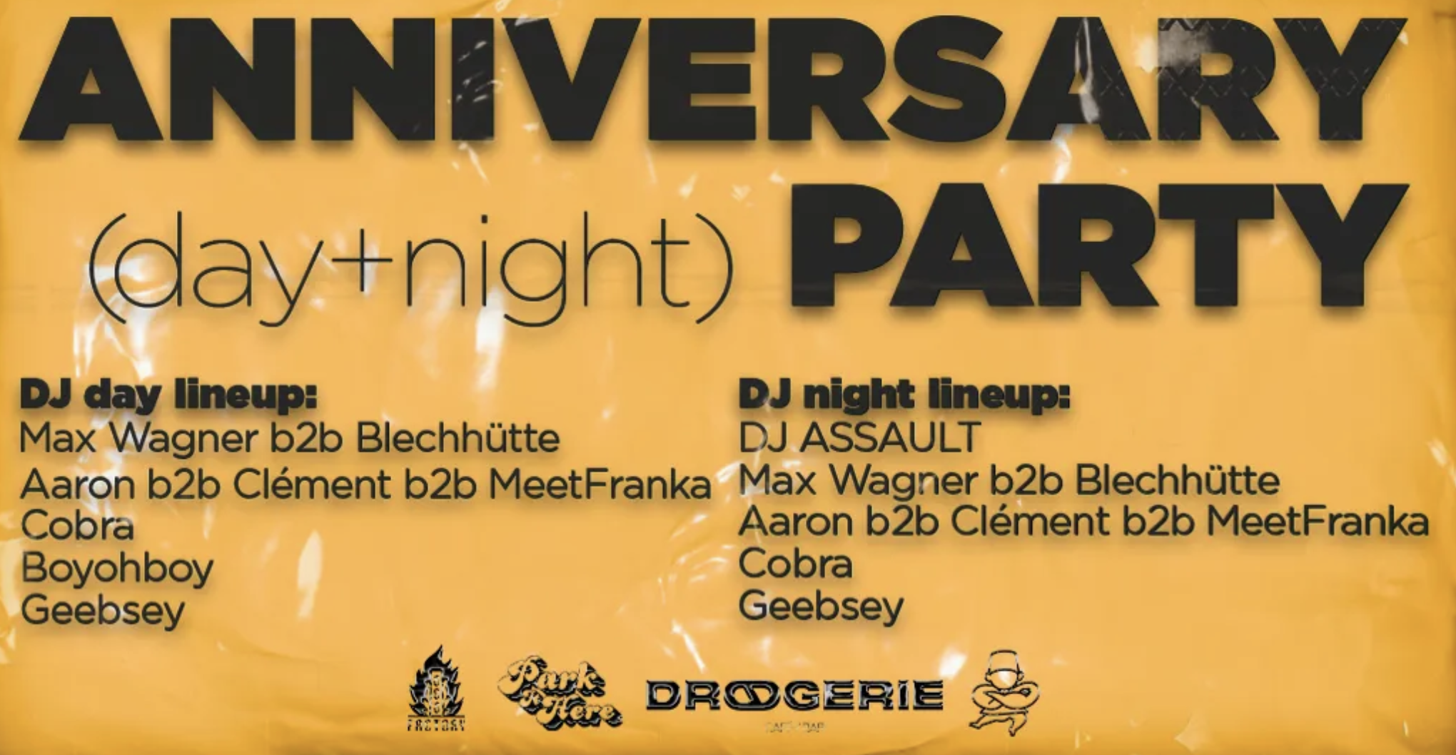 Anniversary Party am 8. August 2025 @ Praterstrasse / PRST.