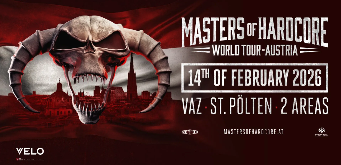 Masters Of Hardcore Austria 2026 am 14. February 2026 @ VAZ St. Pölten.