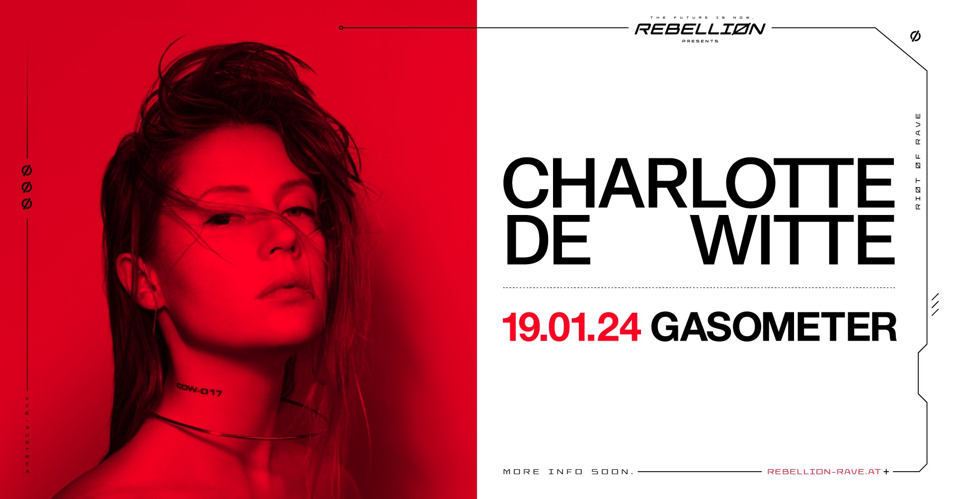 CHARLOTTE DE WITTE am 19. January 2024 @ . CHARLOTTE DE WITTE am 19. January 2024 @ .