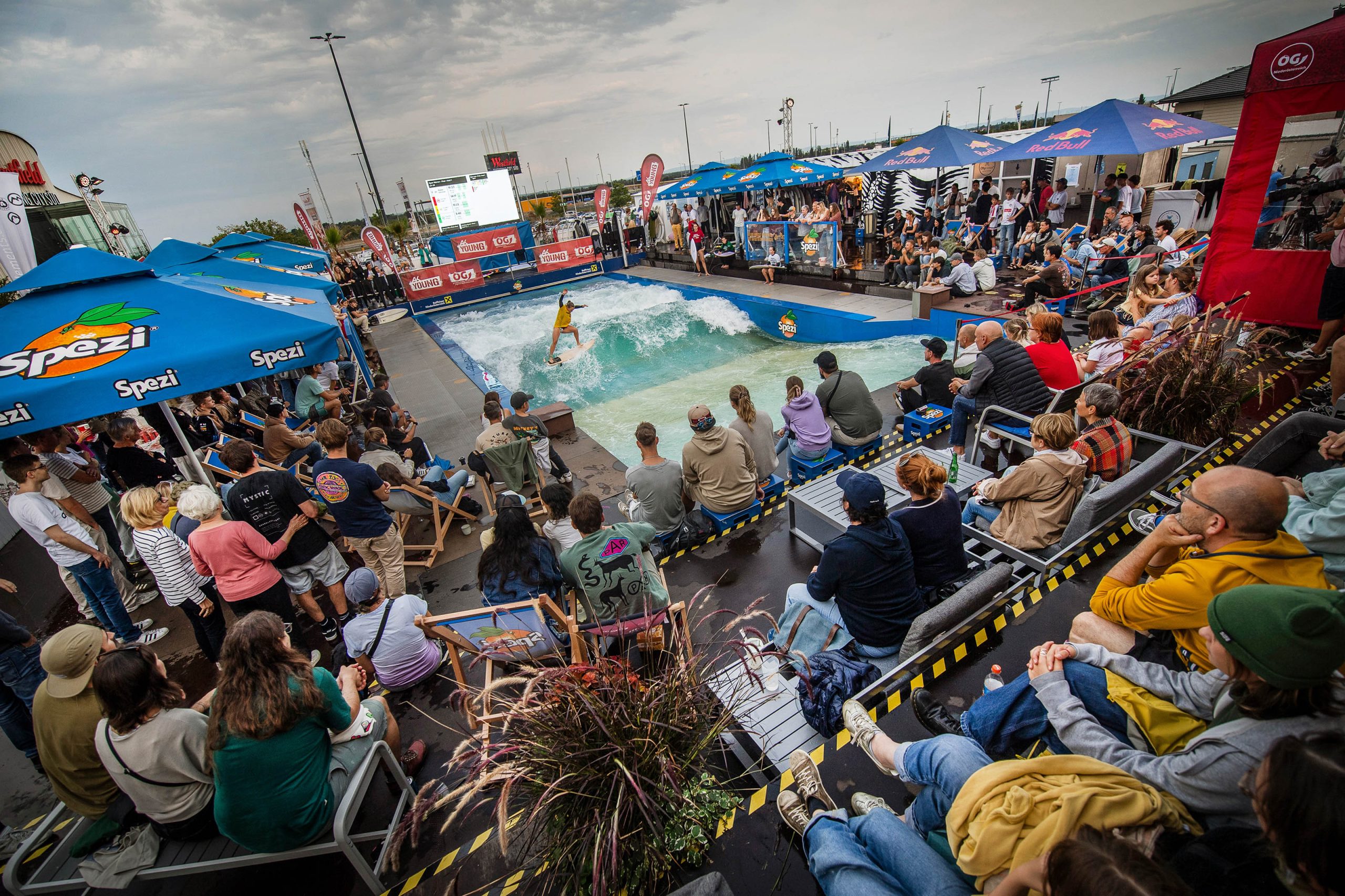SURF ÖM 2026 auf der Citywave am 11. September 2026 @ Multiplex Terrassen - Westfield Shopping City Süd.