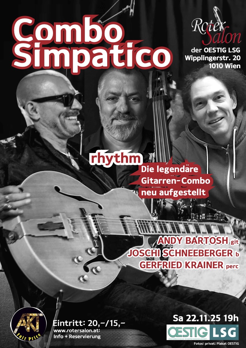 Combo Simpatico am 22. November 2025 @ Roter Salon der OESTIG LSG.