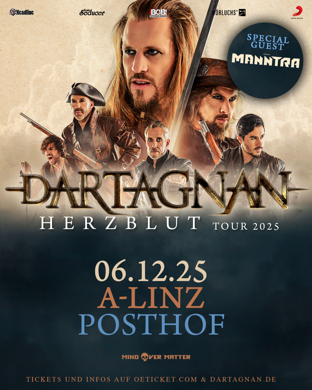 dArtagnan am 6. December 2025 @ Posthof Linz.