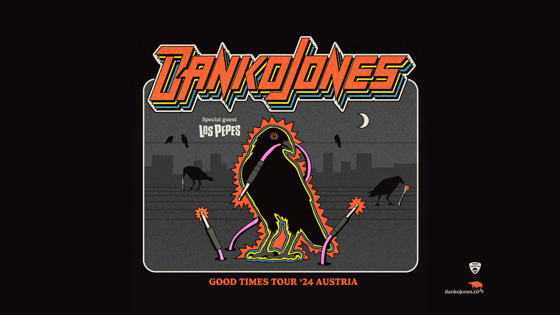 Danko Jones am 29. October 2024 @ Flex. Danko Jones am 29. October 2024 @ Flex.