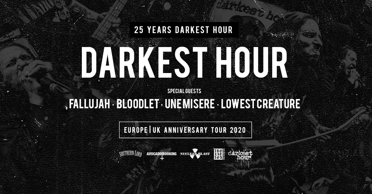 Darkest Hour am 27. January 2020 @ Arena Wien - Kleine Halle.