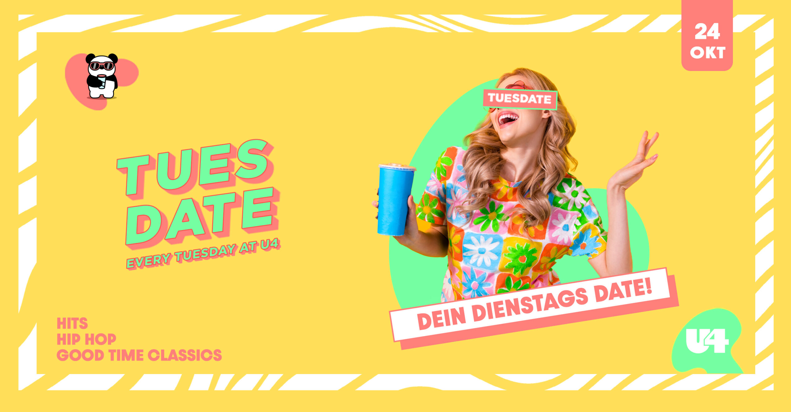 TUESDATE am 24. October 2023 @ U4. TUESDATE am 24. October 2023 @ U4.