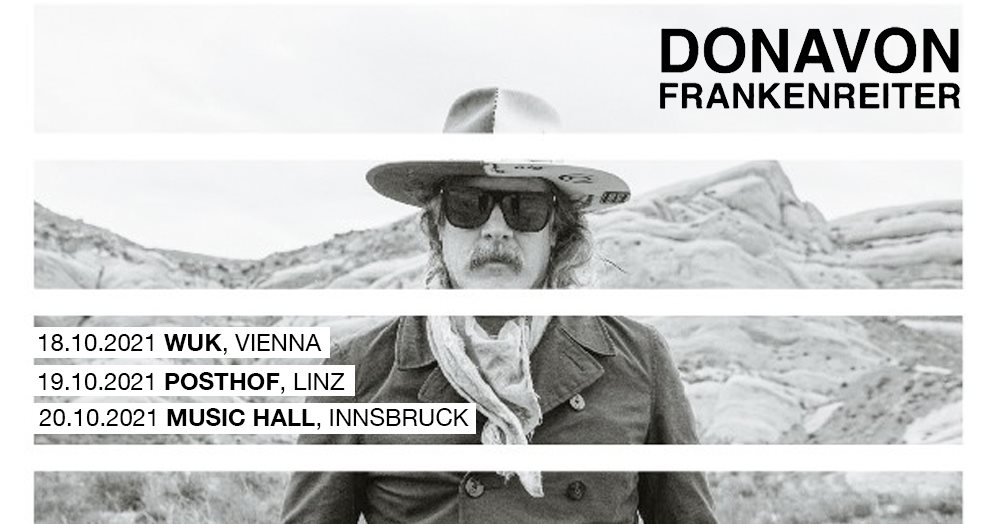 Donavon Frankenreiter am 19. October 2021 @ Posthof - Großer Saal.